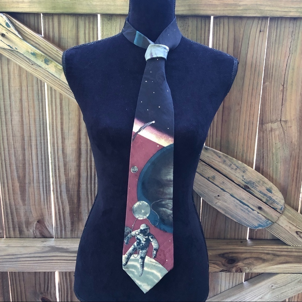 Le Space Astronaut / Space Theme Necktie